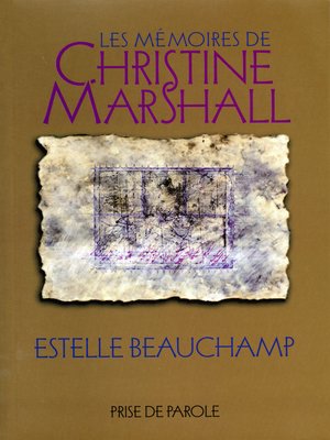 cover image of Mémoires de Christine Marshall